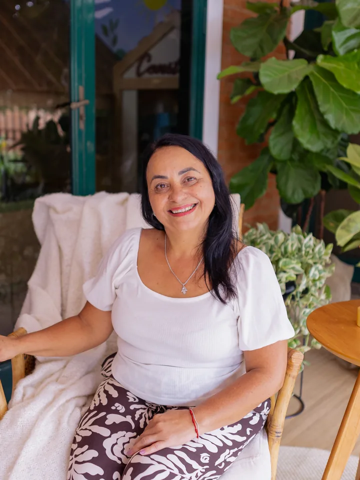 Rosana, responsável pela limpeza do Espaço Casulo